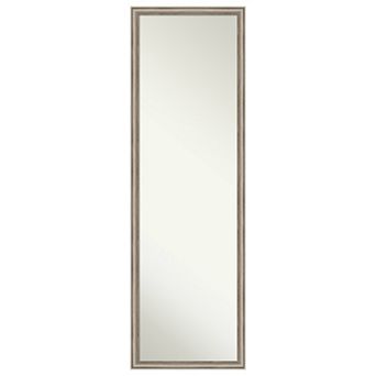 Salon Scoop Wood Non-beveled On The Door Mirror Full Length Mirror