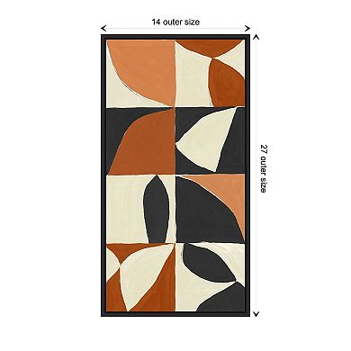 Mayan Pattern I By Isabelle Z Framed Canvas Wall Art Print