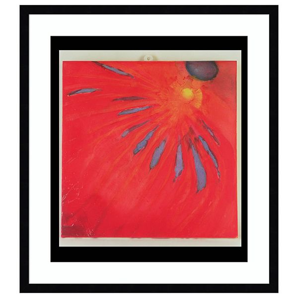 Fan Fire By Charlotte Johnstone Wood Framed Wall Art Print