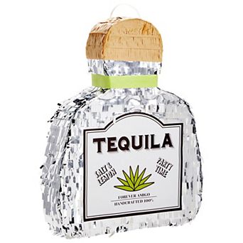 Tequila Pinata For Bachelor Party Decorations, Photo Prop, Small, 16.5 X 13 X 3"