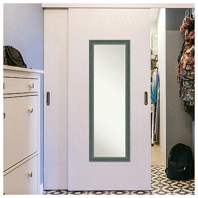 Upcycled Wood Non-beveled On The Door Mirror Full Length Mirror