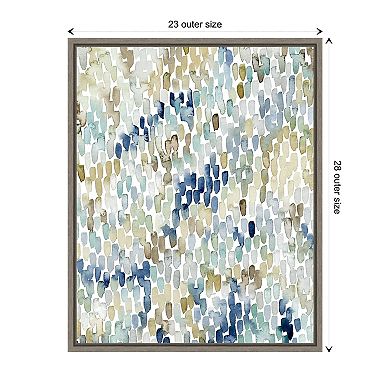 River Wavelets I By Grace Popp Framed Canvas Wall Art Print