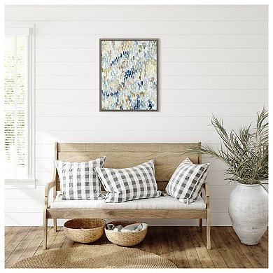 River Wavelets I By Grace Popp Framed Canvas Wall Art Print
