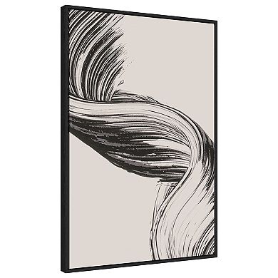 Brushed Ii By Design Fabrikken Framed Canvas Wall Art Print