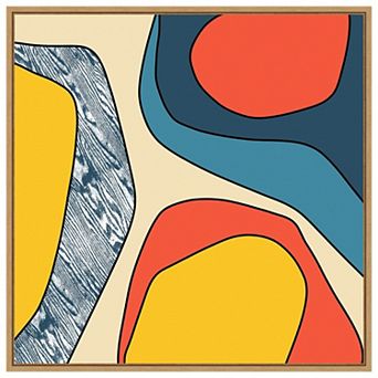 Wood By Trish Sierer Framed Canvas Wall Art Print