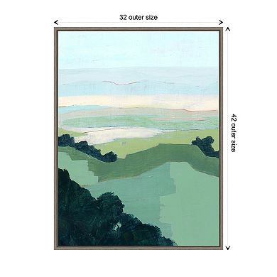 Halcyon Overlook I By Grace Popp Framed Canvas Wall Art Print