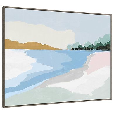 Soft Coastal I By Isabelle Z Framed Canvas Wall Art Print