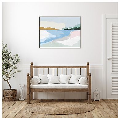 Soft Coastal I By Isabelle Z Framed Canvas Wall Art Print