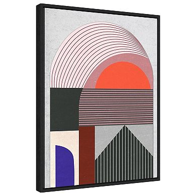 Sundown Meditation Ii By Melissa W Framed Canvas Wall Art Print