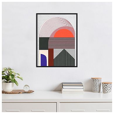 Sundown Meditation Ii By Melissa W Framed Canvas Wall Art Print