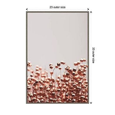 Dried Grass Copper 04 By 1x Studio Iii Framed Canvas Wall Art Print