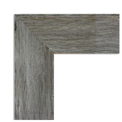 Fencepost Grey Wood Picture Frame, Photo Frame, Art Frame - Matted