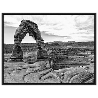 Desert Arches I By Jenna Guthrie Framed Canvas Wall Art Print
