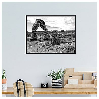 Desert Arches I By Jenna Guthrie Framed Canvas Wall Art Print