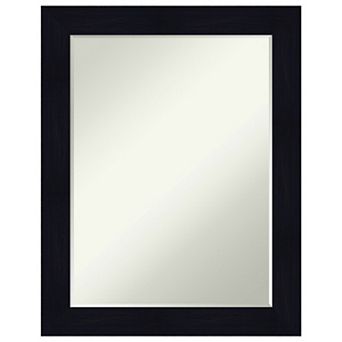 Shiplap Petite-bevel Wood Bathroom Wall Mirror
