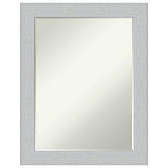 Shiplap Petite-bevel Wood Bathroom Wall Mirror