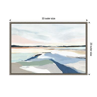 Seaside Day I By Isabelle Z Framed Canvas Wall Art Print