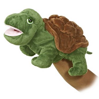 Aurora Medium Green Hand Puppet 12" Timmer Interactive Stuffed Animal