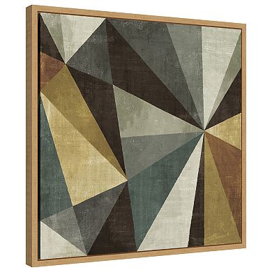 Triangulawesome By Michael Mullan Framed Canvas Wall Art Print