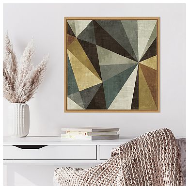 Triangulawesome By Michael Mullan Framed Canvas Wall Art Print