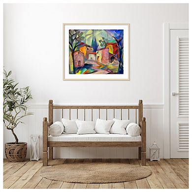Untitled By Alex Caminker Wood Framed Wall Art Print