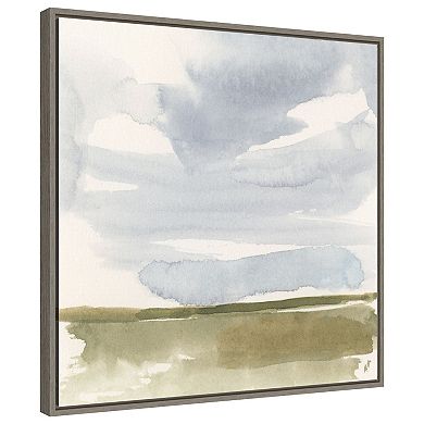 Open Field Sketch I By Victoria Barnes Framed Canvas Wall Art Print