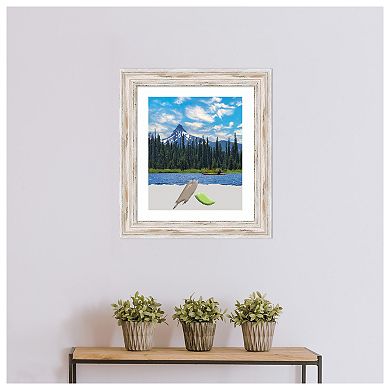 Alexandria White Wash Wood Picture Frame, Photo Frame, Art Frame