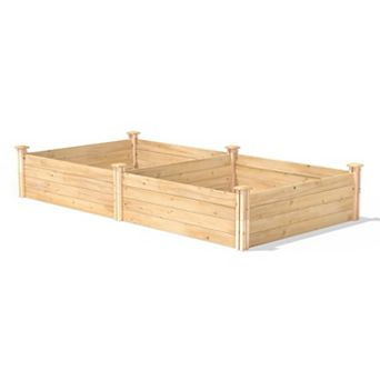 Cedar Wood Raised Garden Bed