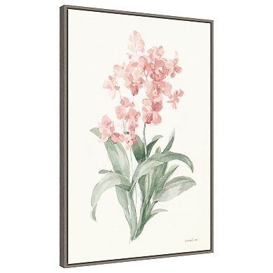 Spring Orchid I By Danhui Nai Framed Canvas Wall Art Print