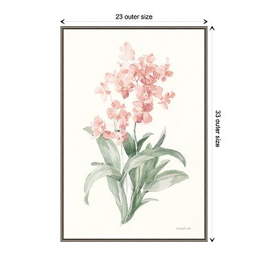 Spring Orchid I By Danhui Nai Framed Canvas Wall Art Print