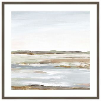 Vastness I (landscape) By Eva Watts Wood Framed Wall Art Print