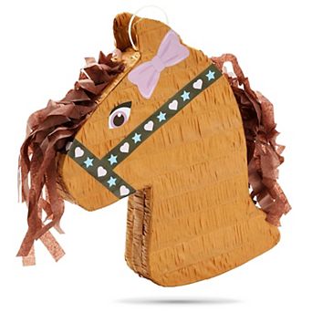 Pony Design Pinata, Horse Party Decorations And Supplies For Girls (12x16x3 In)