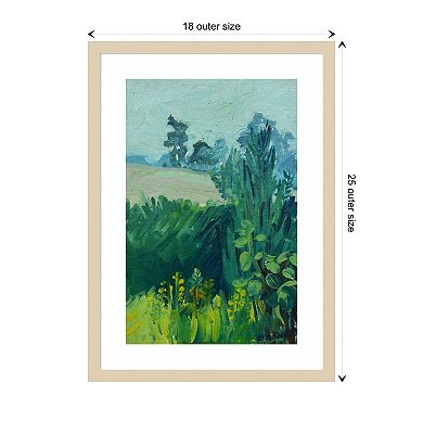 Early Evening Suffolk By Brenda Brin Booker Wood Framed Wall Art Print