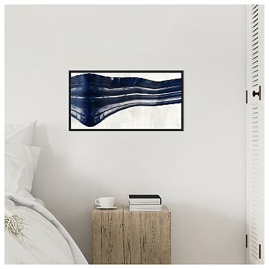 Beyond The Curve By Pi Studio Framed Canvas Wall Art Print