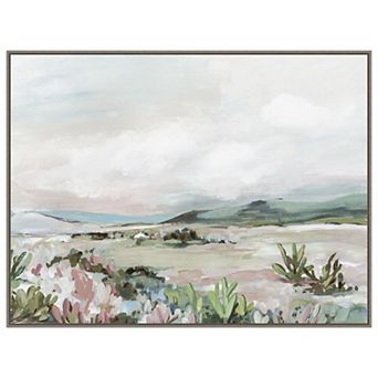 Wild Cactus Garden By Allison Pearce Framed Canvas Wall Art Print