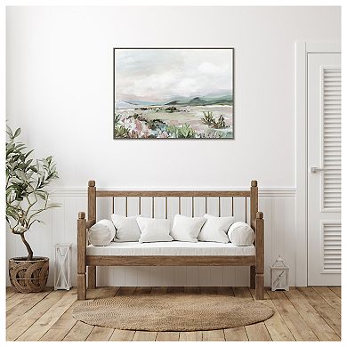 Wild Cactus Garden By Allison Pearce Framed Canvas Wall Art Print