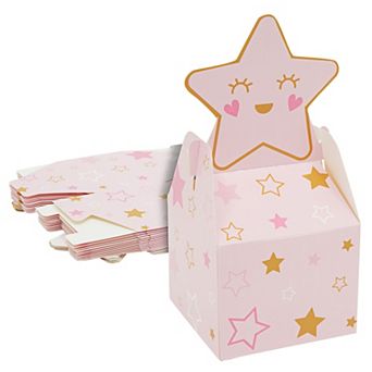 24x Twinkle Twinkle Little Star Baby Shower Party Treat Boxes .5 x 7.7”