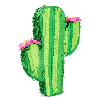 Small Cactus Pinata For Cinco De Mayo, Mexican Fiesta Party Decorations, 17x11.5