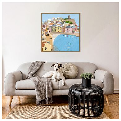 Italian Coast By Carla Daly Framed Canvas Wall Art Print