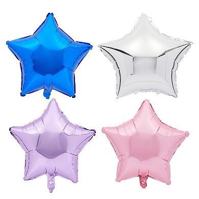 99 Piece Rainbow Party Decorations Set with Balloons, Cake Toppers, Banner