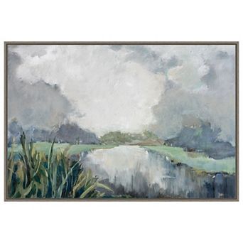 River Passage By Mary Parker Buckley Framed Canvas Wall Art Print