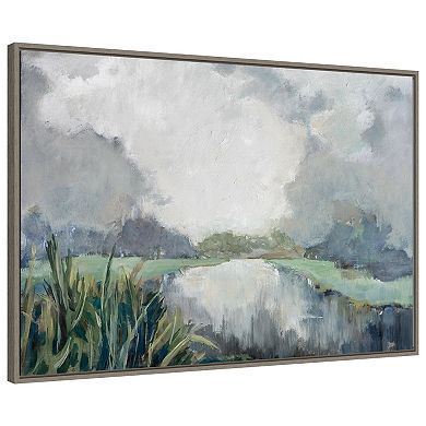 River Passage By Mary Parker Buckley Framed Canvas Wall Art Print