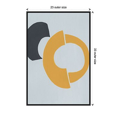 Quaternary Trilogy Ii By Regina Moore Framed Canvas Wall Art Print