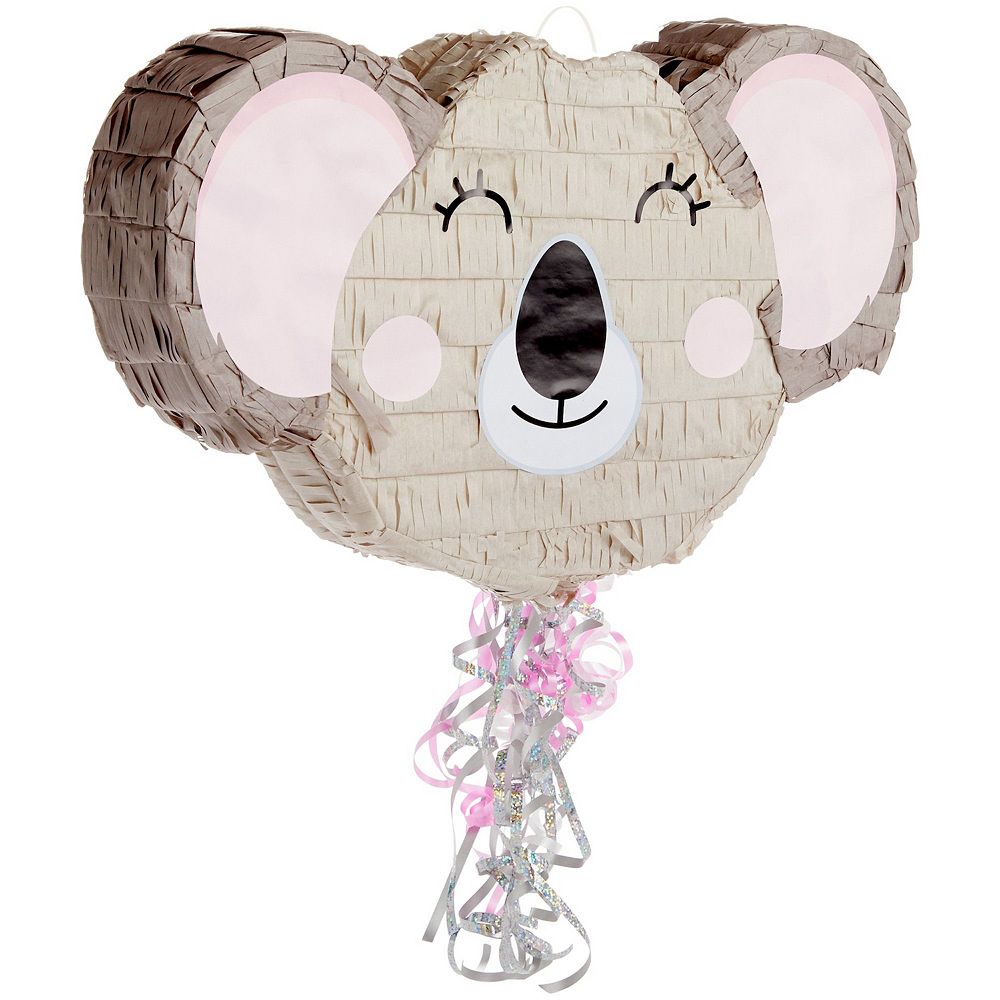Small Pull String Koala Pinata For Jungle Animal Birthday Party, 16.5 X ...