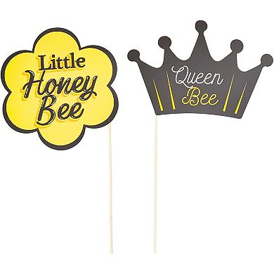 30pc Bumblebee Photo Booth Props Kit, Honey Bee Baby Shower Party Decorations