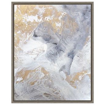 Gold Fusion Ii By Julia Contacessi Framed Canvas Wall Art Print