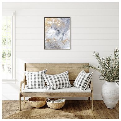 Gold Fusion Ii By Julia Contacessi Framed Canvas Wall Art Print
