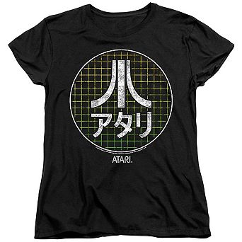 Atari Japanese Grid Short Sleeve Womens Tee
