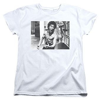 Bruce Lee Full Of Fury Short Sleeve Womens Tee
