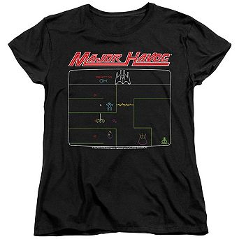 Atari Major Havoc Screen Short Sleeve Womens Tee